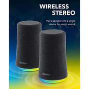 Portable 360 Bluetooth speaker with LED, view 7 - MRSLM