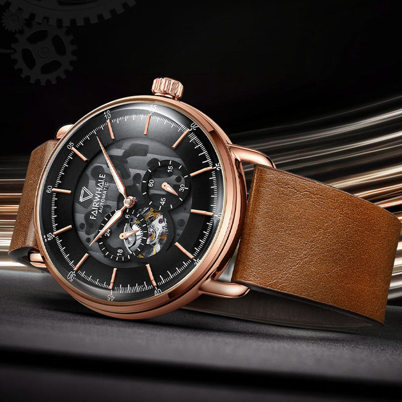 men's automatic mechanical watch, view 8 - MRSLM