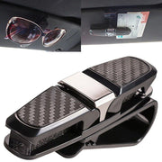car sun visor glasses holder with card clip, view 6 - MRSLM