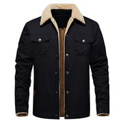 Men's sherpa lined trucker jacket, view 2 - MRSLM