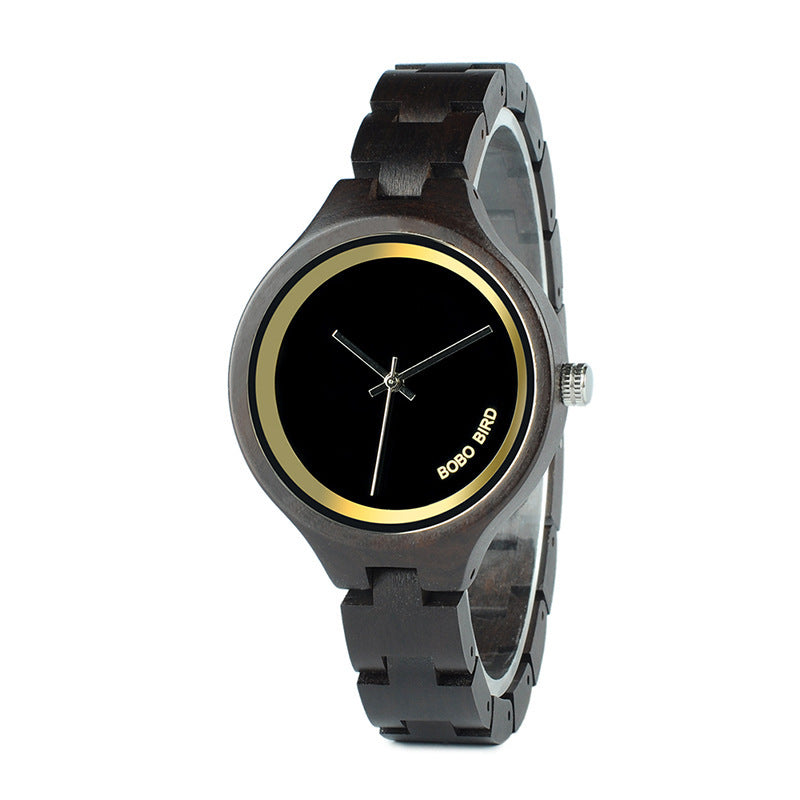 Men's wood grain watch, view 11 - MRSLM