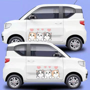 Cute cartoon cat car stickers, view 10 - MRSLM