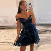 sequin short party dress, view 10 - MRSLM