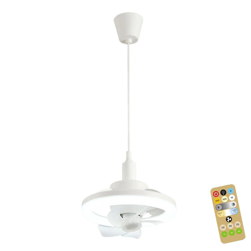 LED ceiling fan light, view 4 - MRSLM