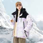 loose white duck down jacket, view 4 - MRSLM
