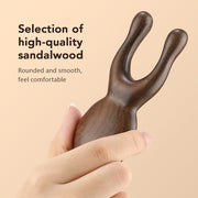 sandalwood gua sha massager, view 4 - MRSLM