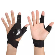 led light fingerless outdoor gloves, view 7 - MRSLM