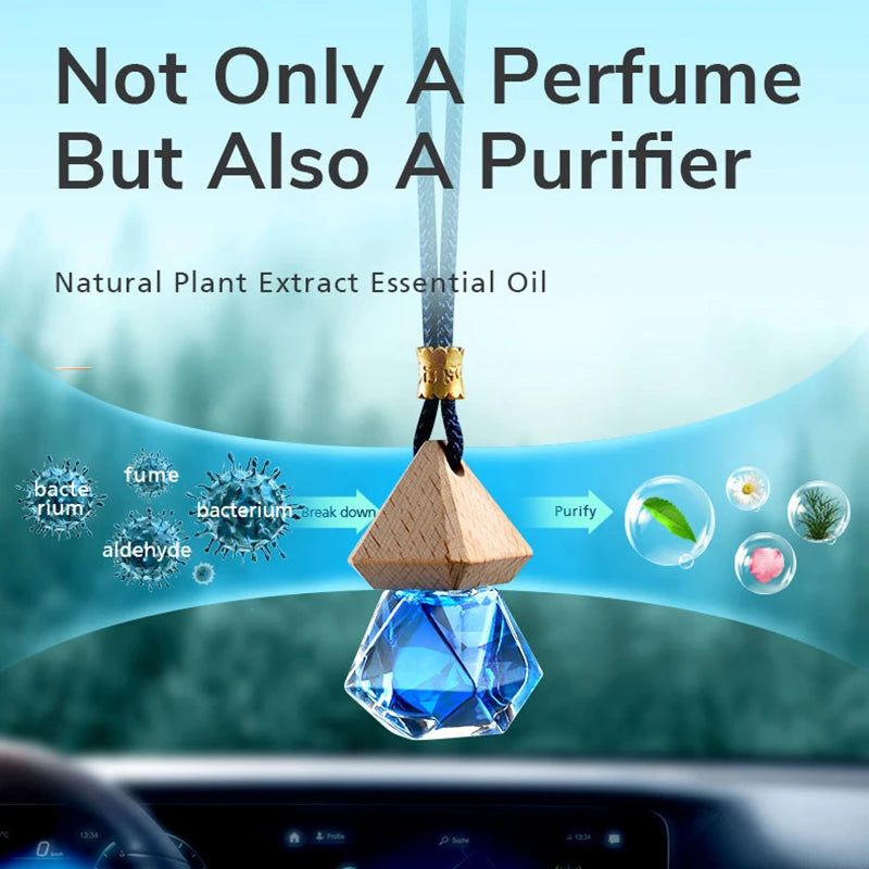 hanging essential oil car perfume bottle, view 5 - MRSLM