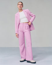 Women's high waist wide leg trousers, view 3 - MRSLM