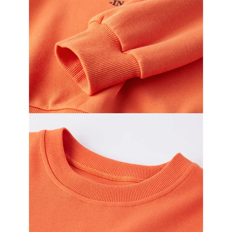 graphic print long sleeve pullover, view 8 - MRSLM