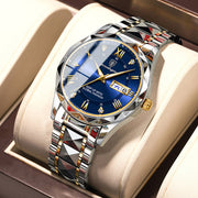 men's slim double calendar quartz watch - MRSLM