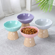 ceramic ice cream cat and dog bowl, view 7 - MRSLM