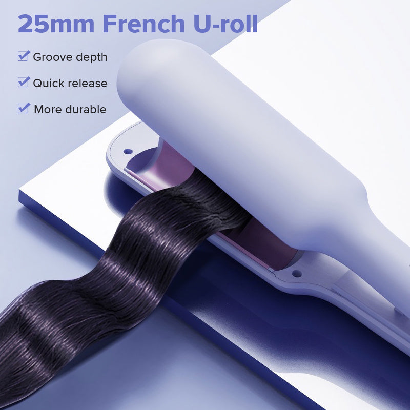 triple barrel hair curler, view 4 - MRSLM