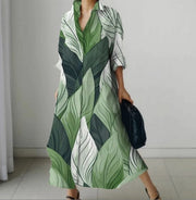 women's loose printed dress, view 8 - MRSLM
