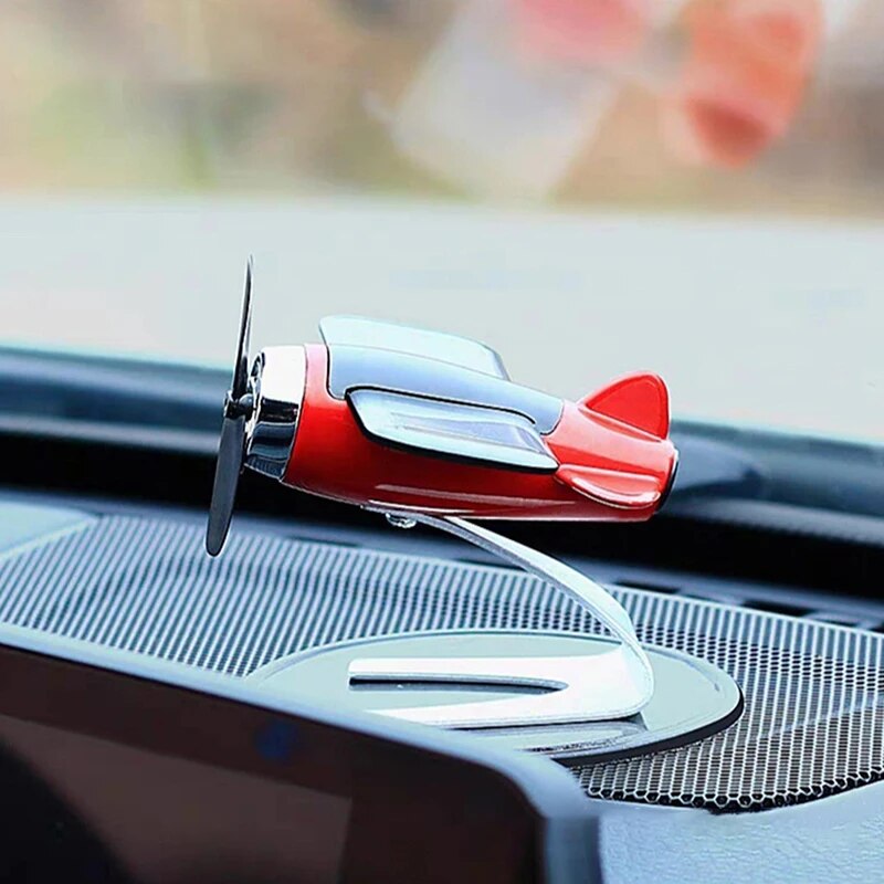 solar airplane car air freshener, view 2 - MRSLM