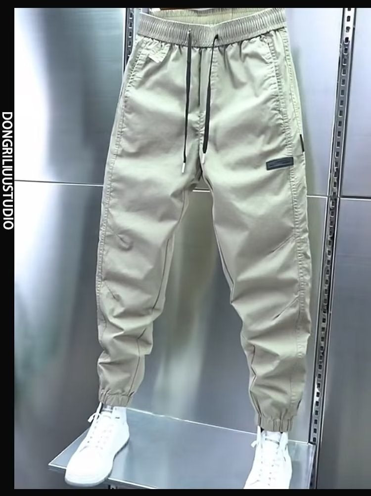 Summer thin slim fit casual pants, view 3 - MRSLM