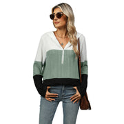 stitching zipper hooded top, view 6 - MRSLM