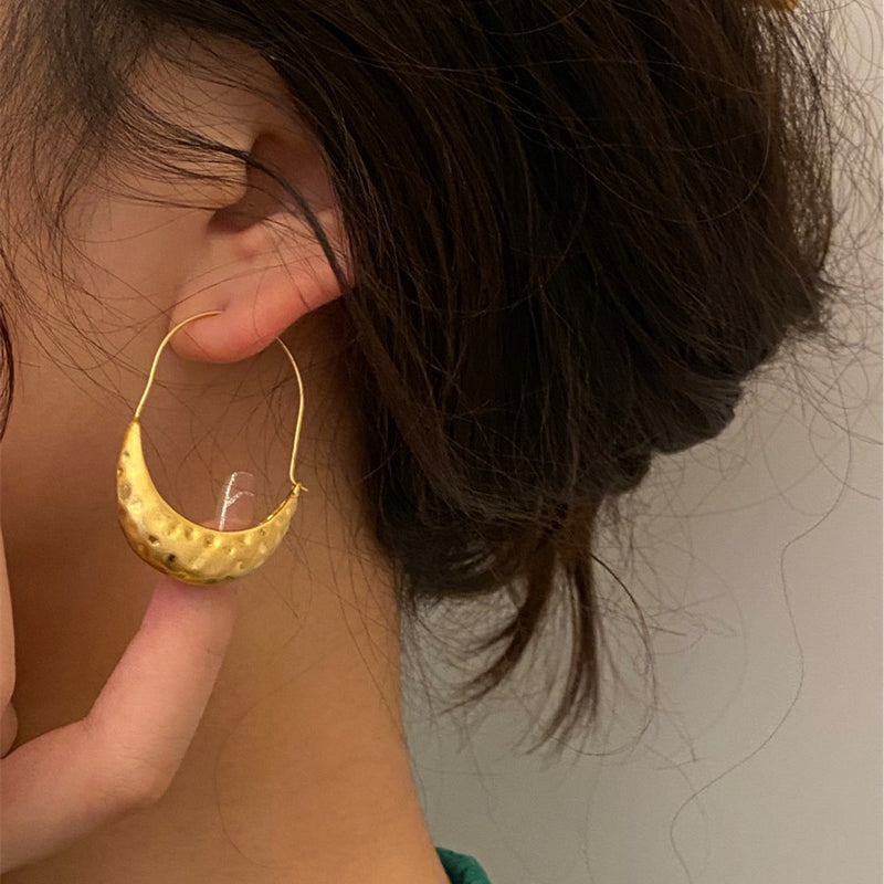 women's simple geometric earrings, view 3 - MRSLM