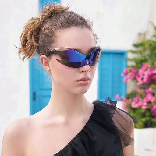 Rimless gradient mirror sunglasses - MRSLM