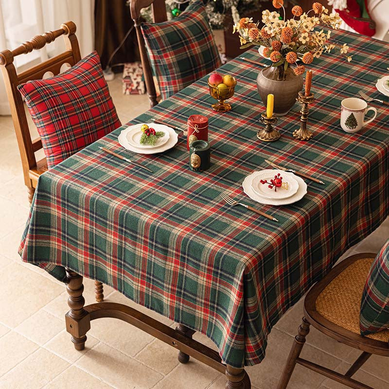 Christmas plaid tablecloth - MRSLM