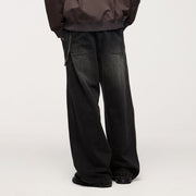 men's loose retro straight jeans, view 4 - MRSLM
