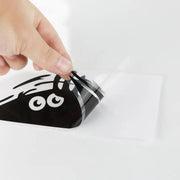 peeking monster car sticker, view 6 - MRSLM