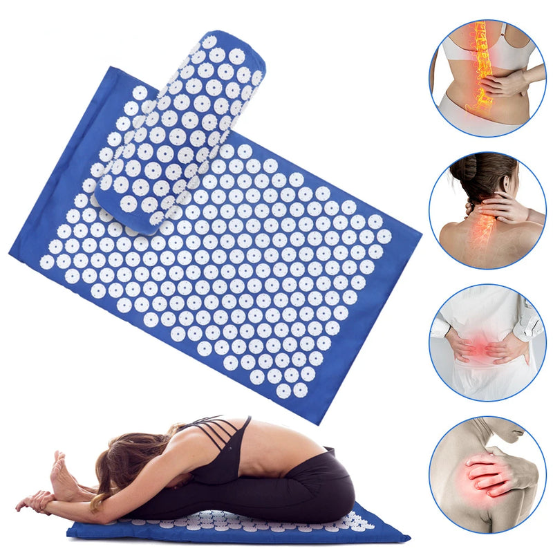 acupressure massage mat and pillow set, view 6 - MRSLM