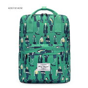 printed laptop backpack, view 7 - MRSLM