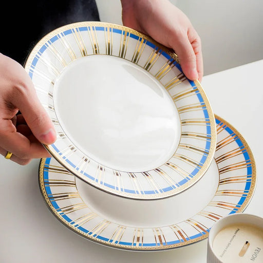 nordic bone china plate set - MRSLM