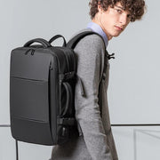 expandable USB travel backpack, view 12 - MRSLM