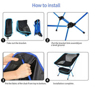 ultralight folding chair, view 8 - MRSLM