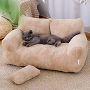 plush pet sofa bed, view 2 - MRSLM