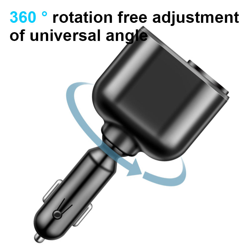 66W QC3.0 dual USB car charger LED display, view 9 - MRSLM