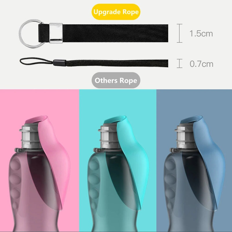 800ml portable dog water bottle, view 9 - MRSLM