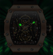 men's sports automatic silicone watch, view 10 - MRSLM