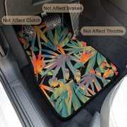 plant print universal car floor mats, view 4 - MRSLM