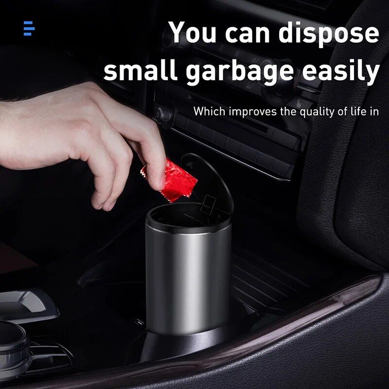compact alloy car and office trash bin, view 8 - MRSLM