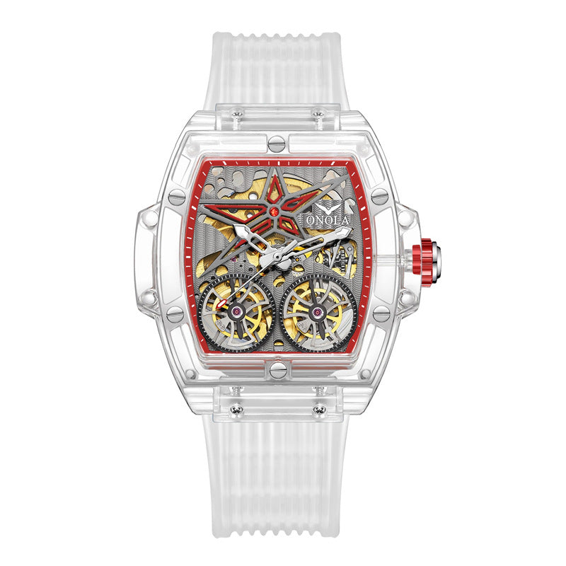 men's double flywheel automatic watch, view 8 - MRSLM