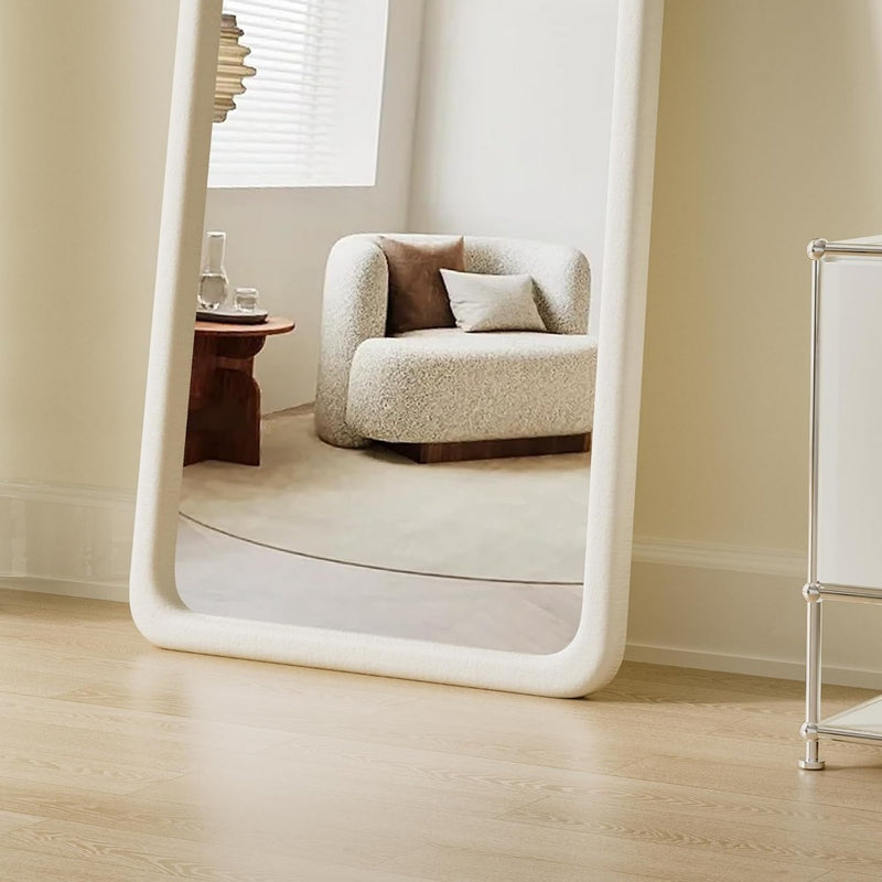 arched full-length flannel mirror, view 5 - MRSLM