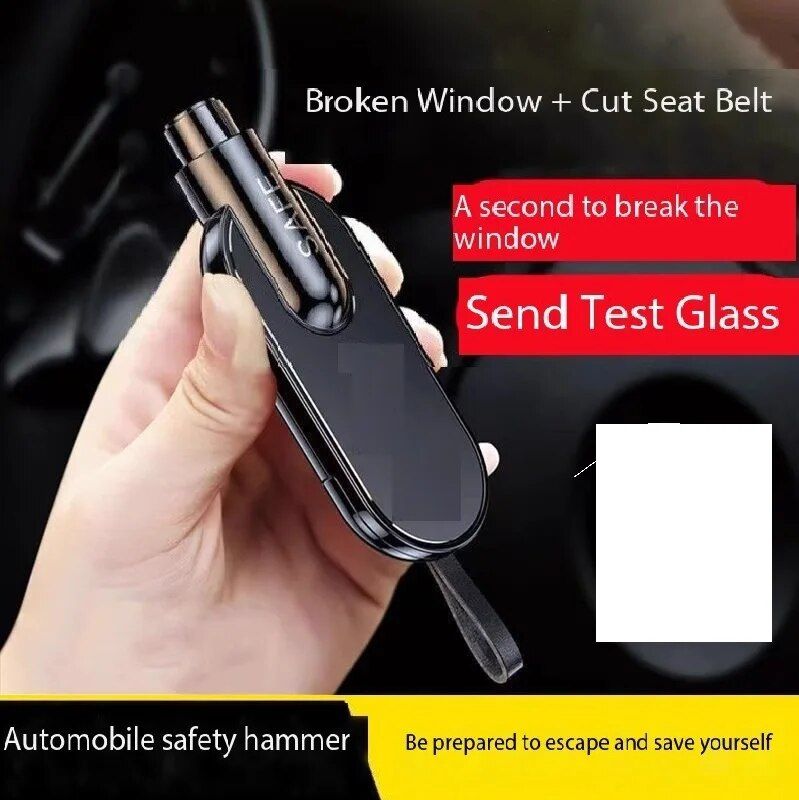 car window breaker safety hammer, view 3 - MRSLM