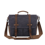 Men's oil wax canvas bag, view 3 - MRSLM