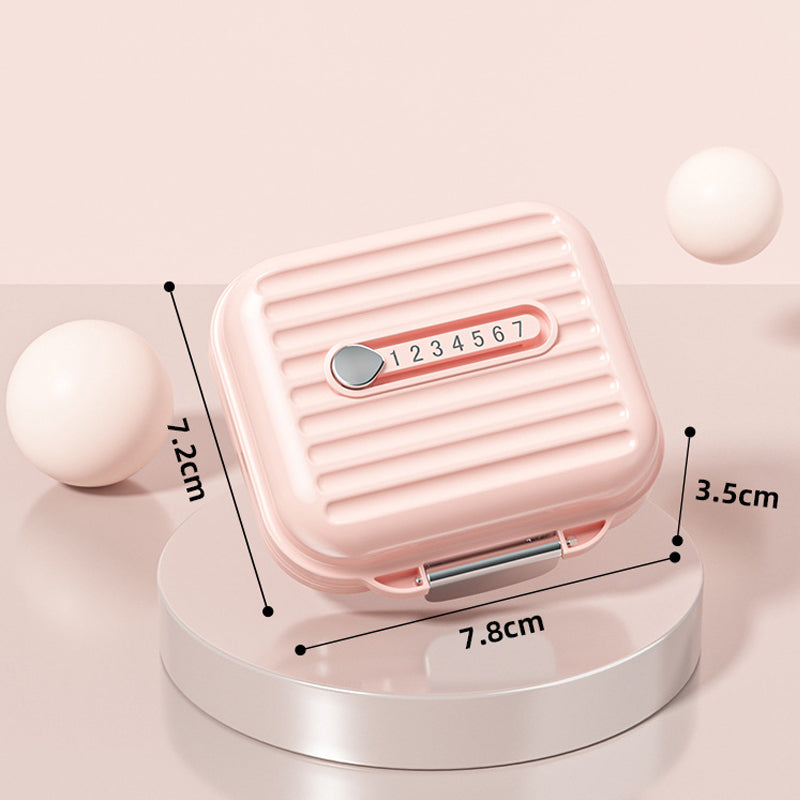 portable waterproof weekly pill organizer, view 6 - MRSLM