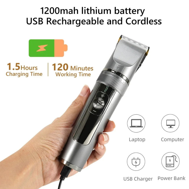 men's hair clippers and trimmers set, view 8 - MRSLM