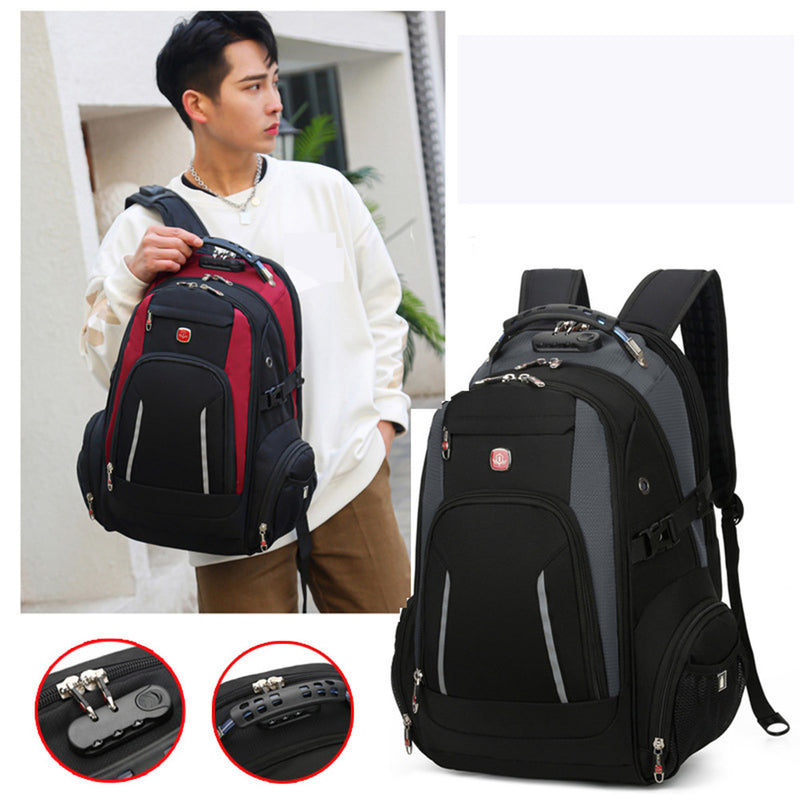 multifunctional waterproof oxford cloth backpack, view 2 - MRSLM
