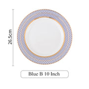 6-piece nordic ceramic plates set, view 3 - MRSLM