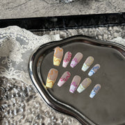 hand-worn flower nails, view 10 - MRSLM