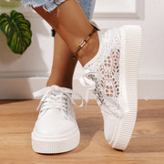 women's lace-up platform sneakers, view 6 - MRSLM