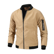 men's loose baseball jacket, view 3 - MRSLM