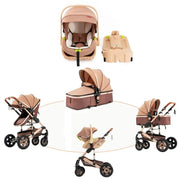 5-in-1 foldable baby stroller, view 5 - MRSLM