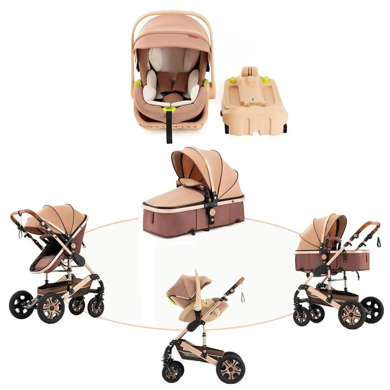 5-in-1 foldable baby stroller, view 5 - MRSLM